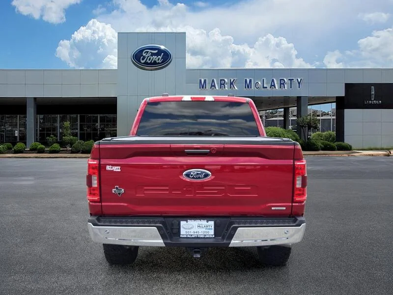 Used 2022 Red Metallic FORD XLT 4WD SUPERCREW 5.5