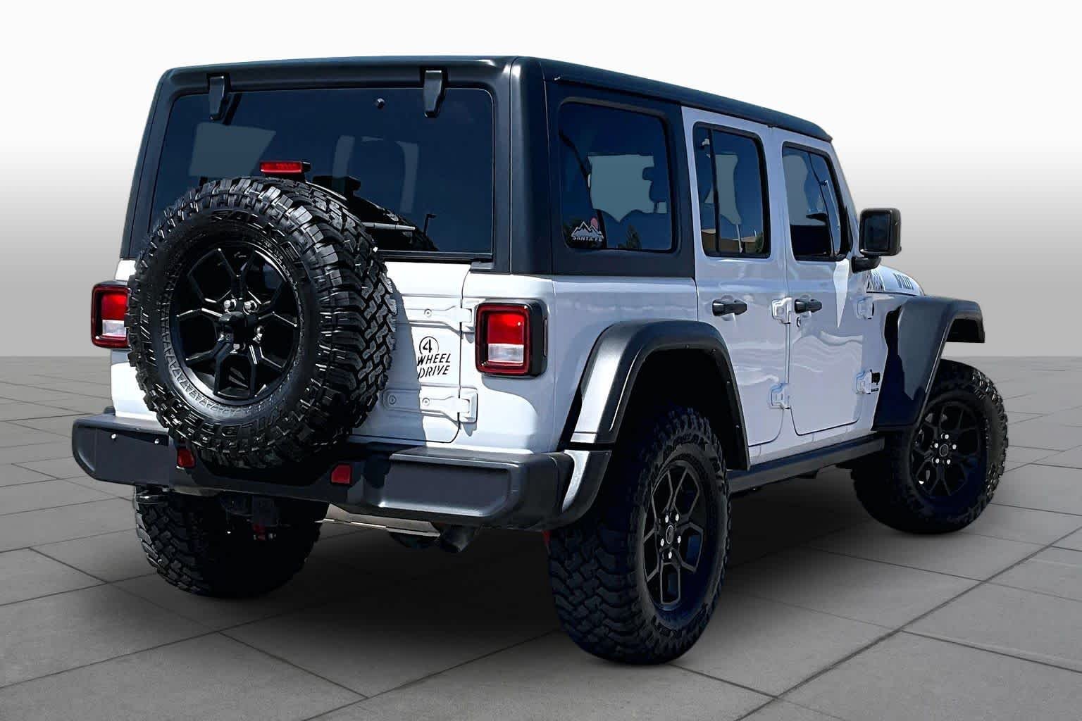 Used 2024 Bright White Clearcoat Jeep Willys image 13