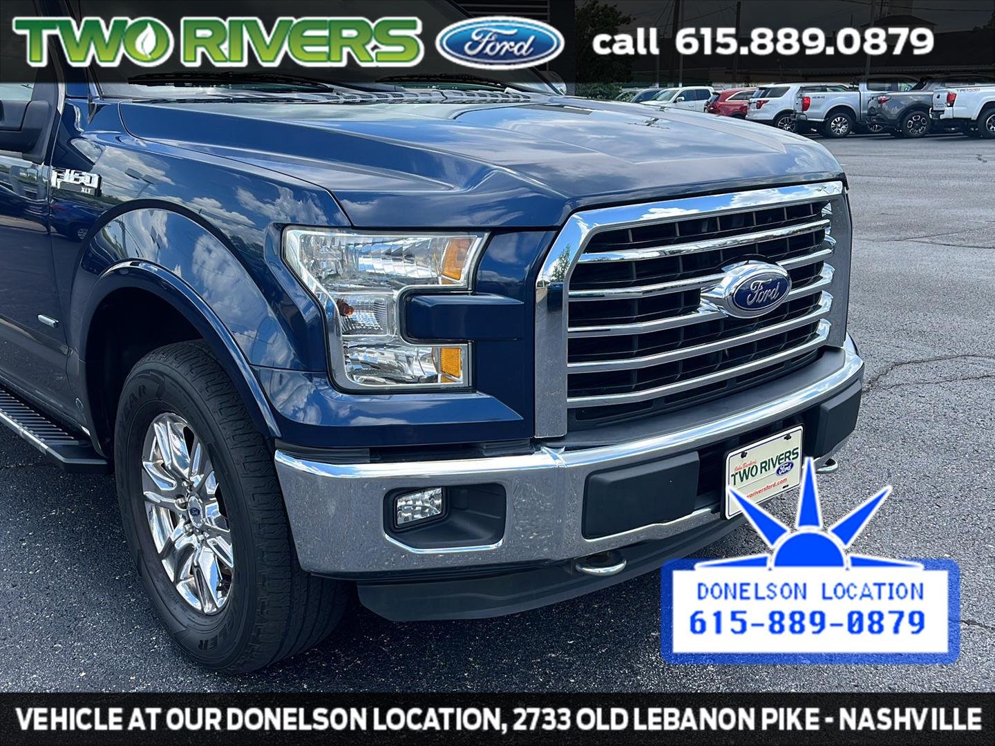 Used 2016 Blue Jeans Metallic Ford XLT image 14