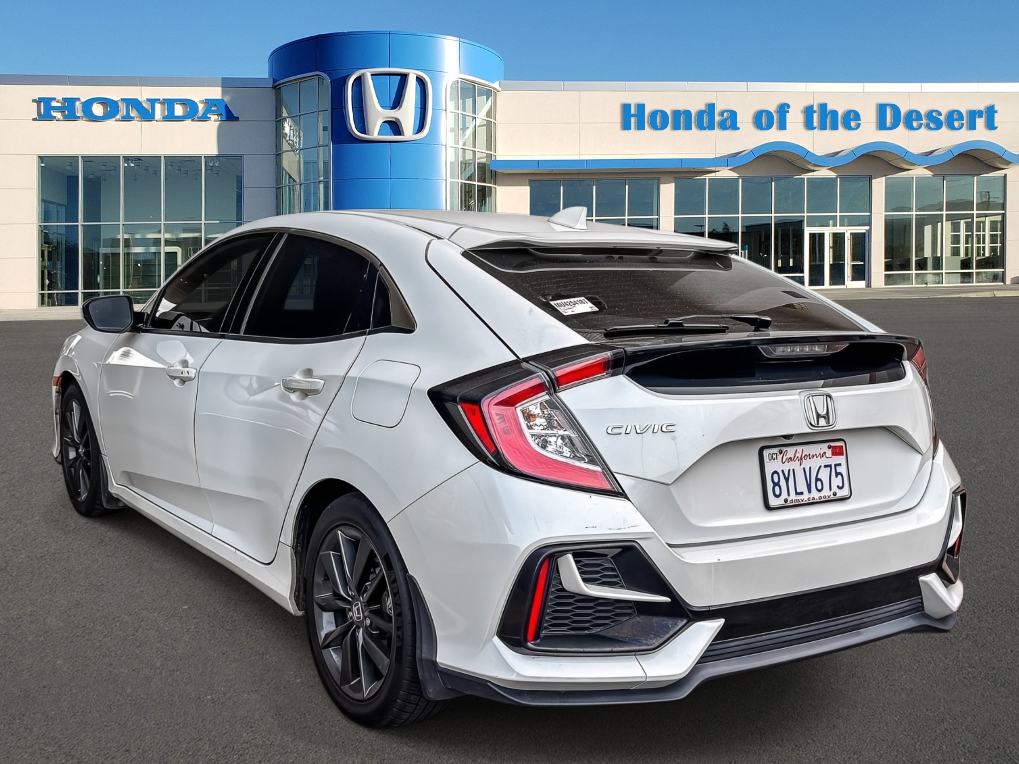 Used 2021 Platinum White Pearl Honda EX image 3