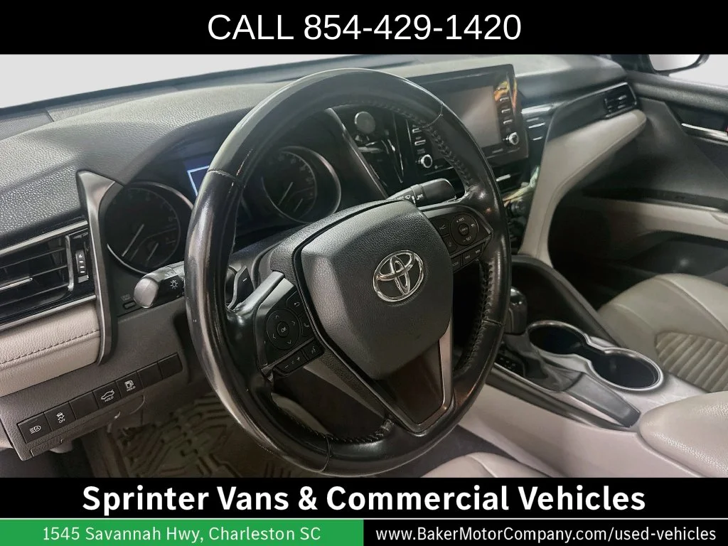 Used 2021 Silver Toyota SE image 4