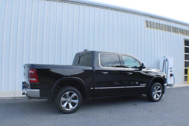 Used 2021 Diamond Black Crystal Pearlcoat Ram Limited image 2