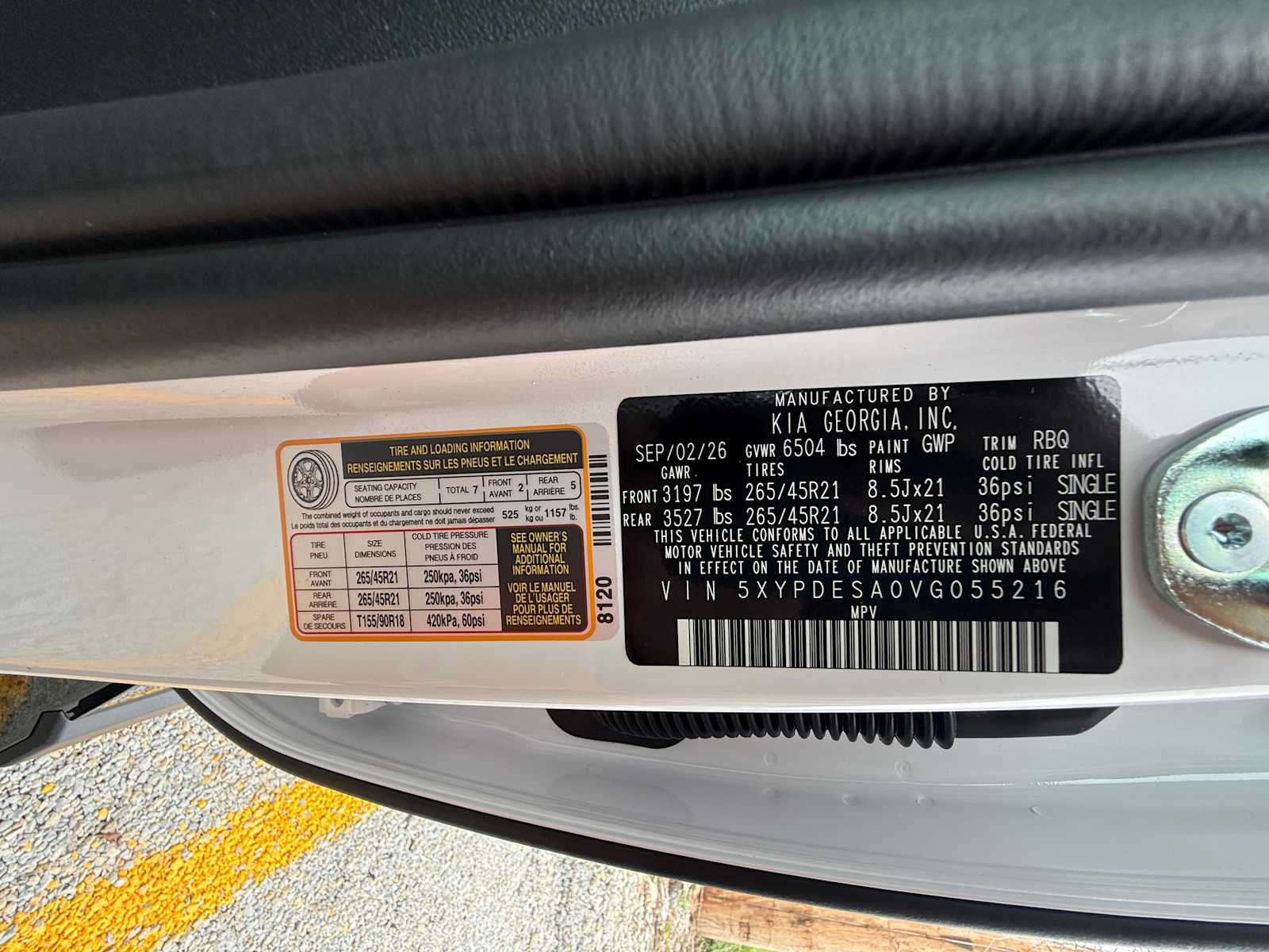 New 2027 Glacial White Pearl Kia X-LINE SX image 25