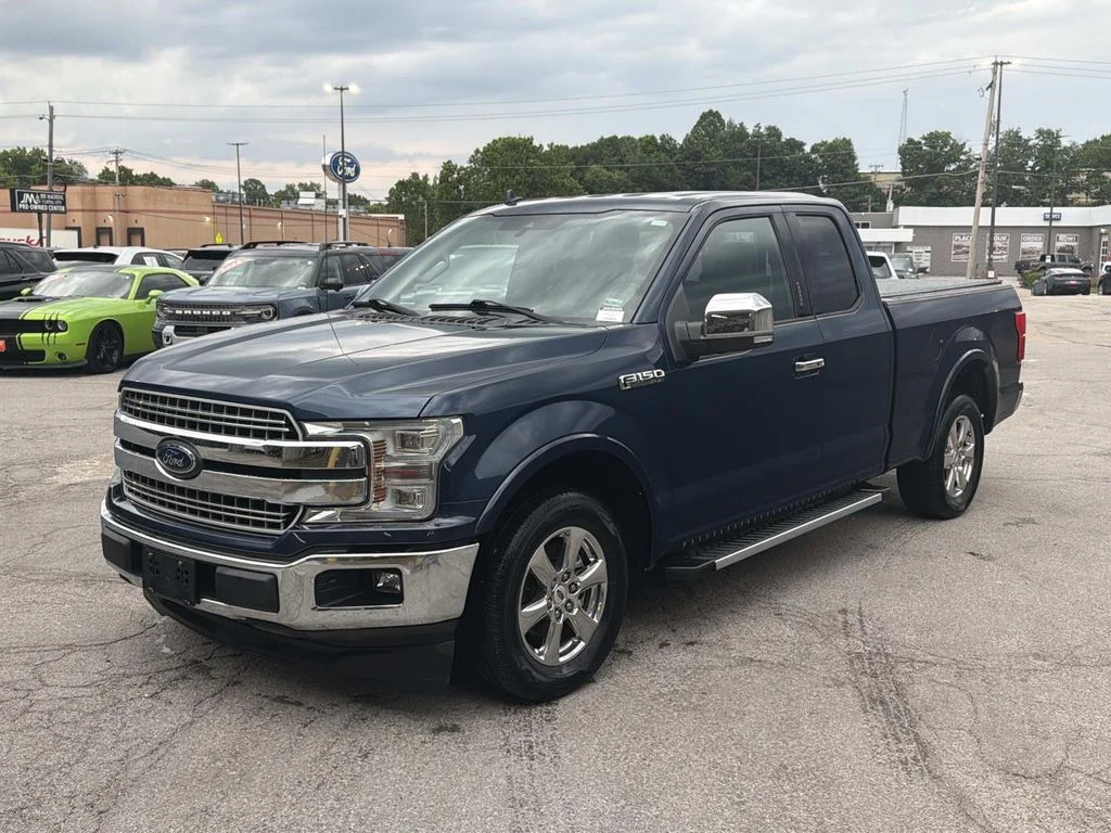 Used 2018 Blue Jeans Metallic Ford Lariat image 9