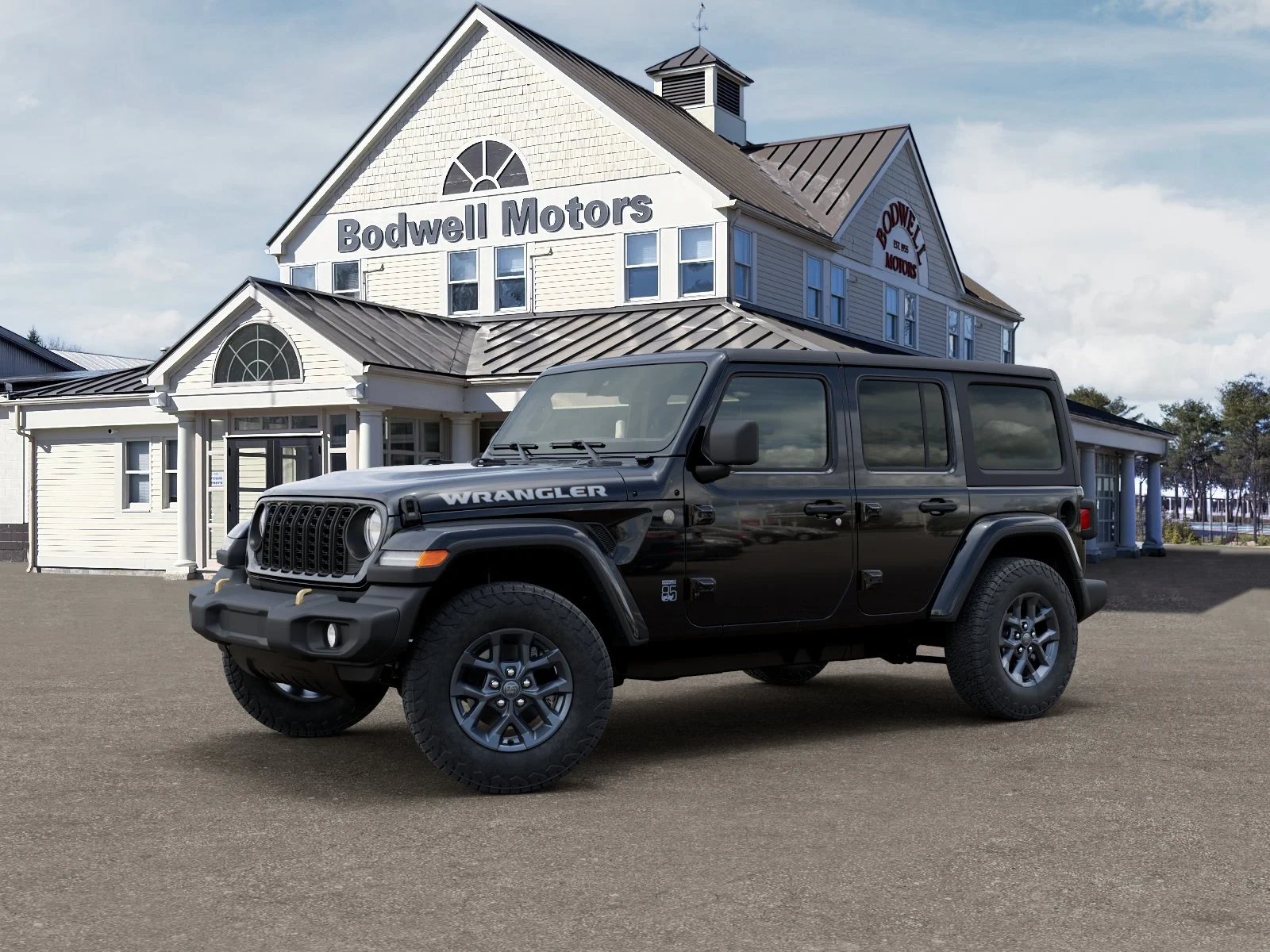 New 2026 Black Clear-Coat Exterior Paint Jeep 4-Door 85th Anniversary Edition image 28