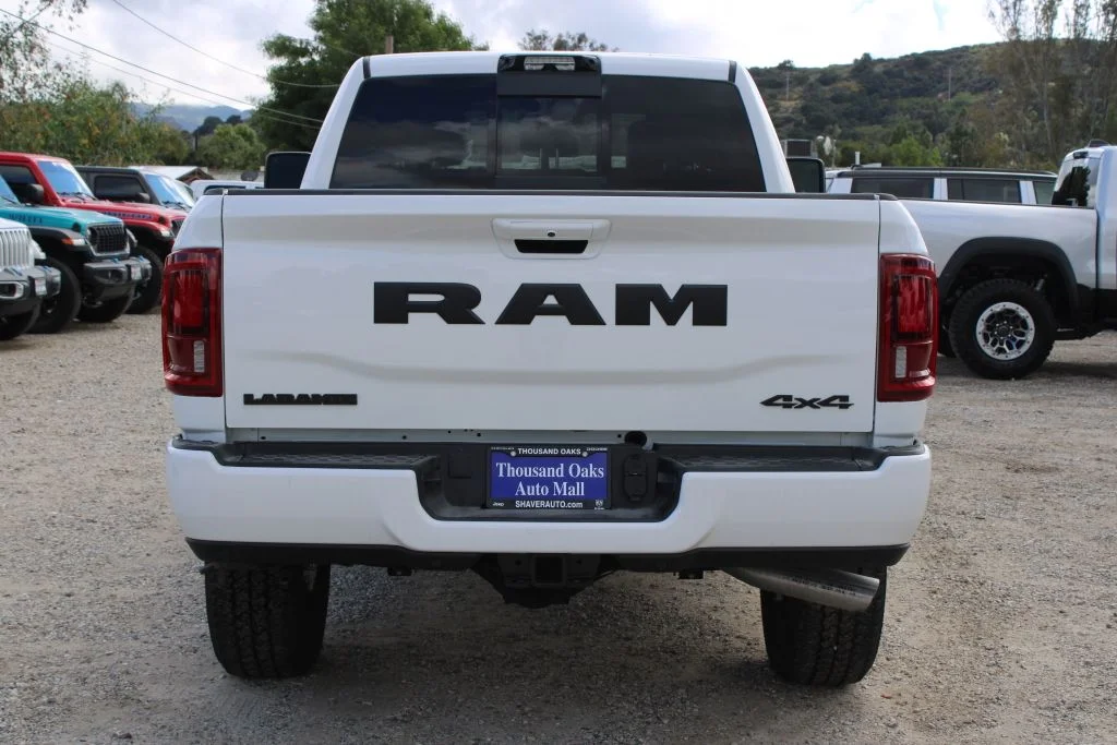 New 2026 Bright White Clear-Coat Exterior Paint Ram Laramie image 5