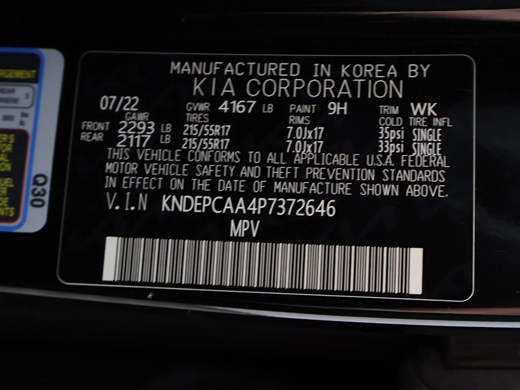 Used 2023 Black Kia LX image 46