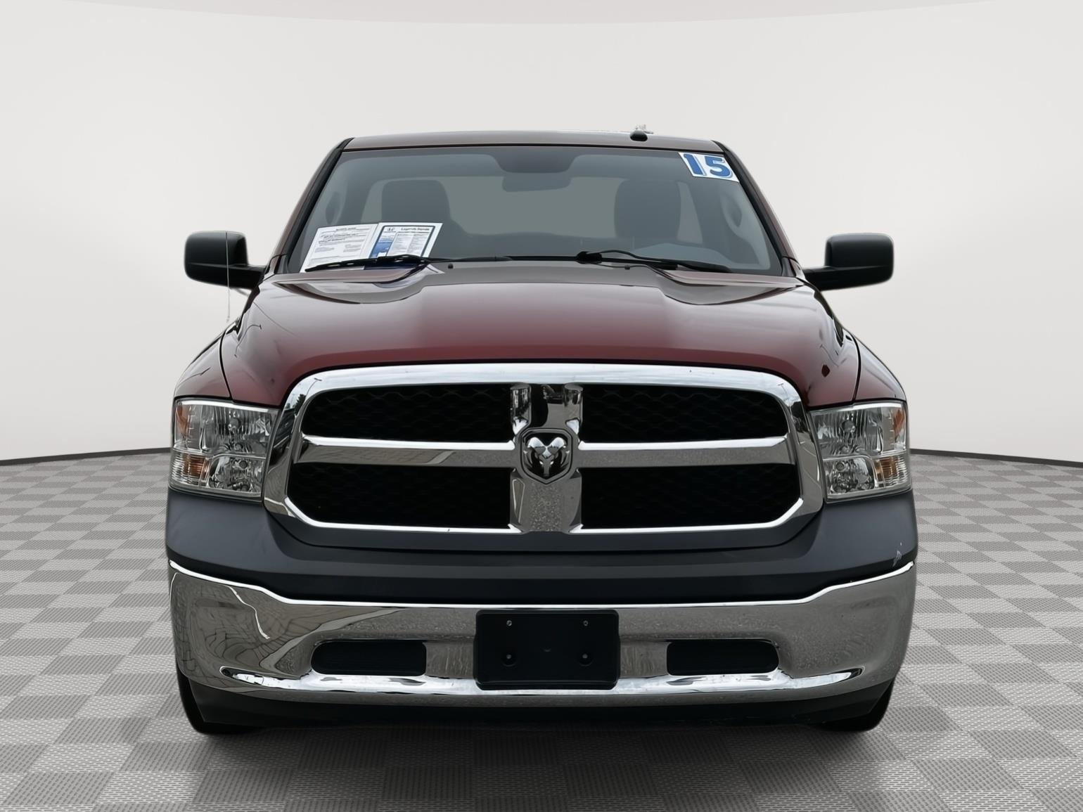 Used 2015 Deep Cherry Red Crystal Pearlcoat Ram Tradesman image 2