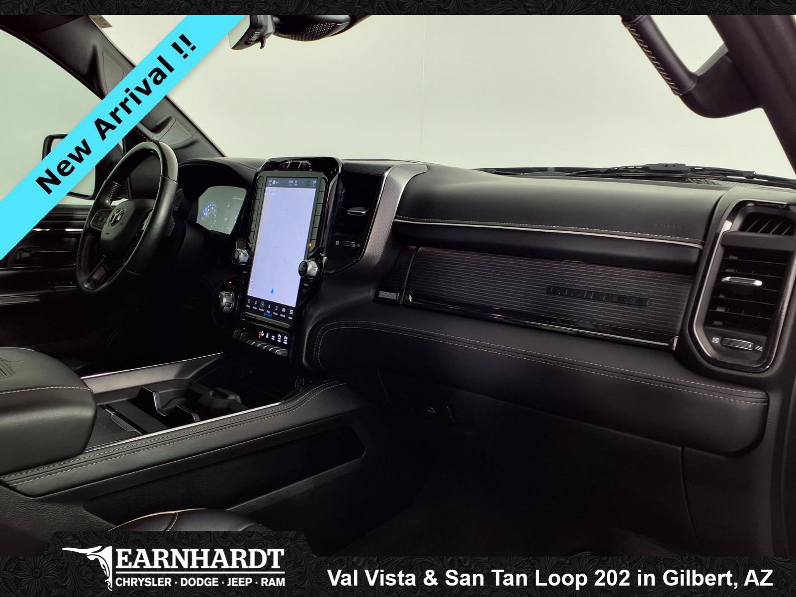 Used 2022 Bright White Clearcoat Ram Limited image 9