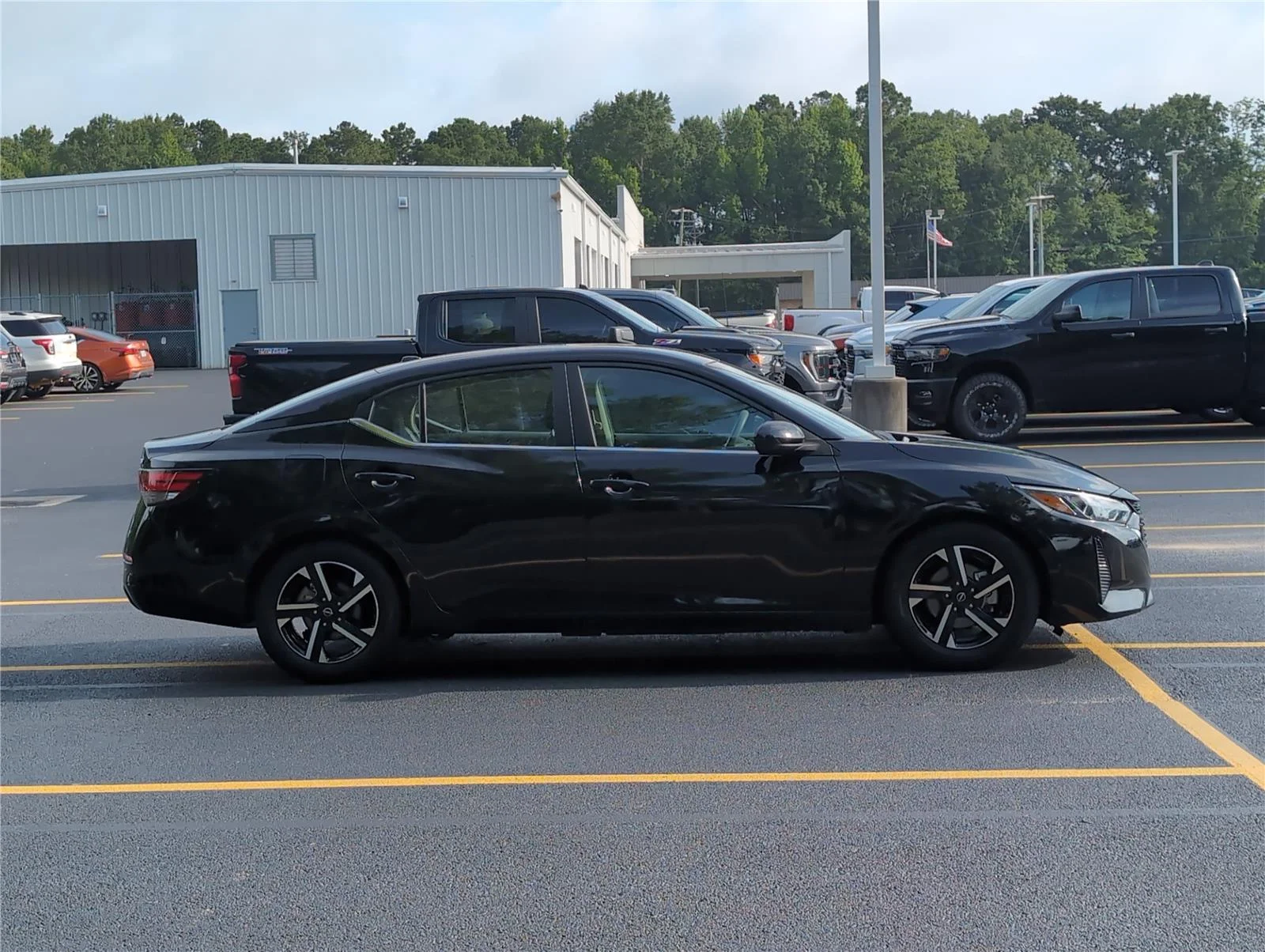 Used 2024 Super Black Nissan SV image 8