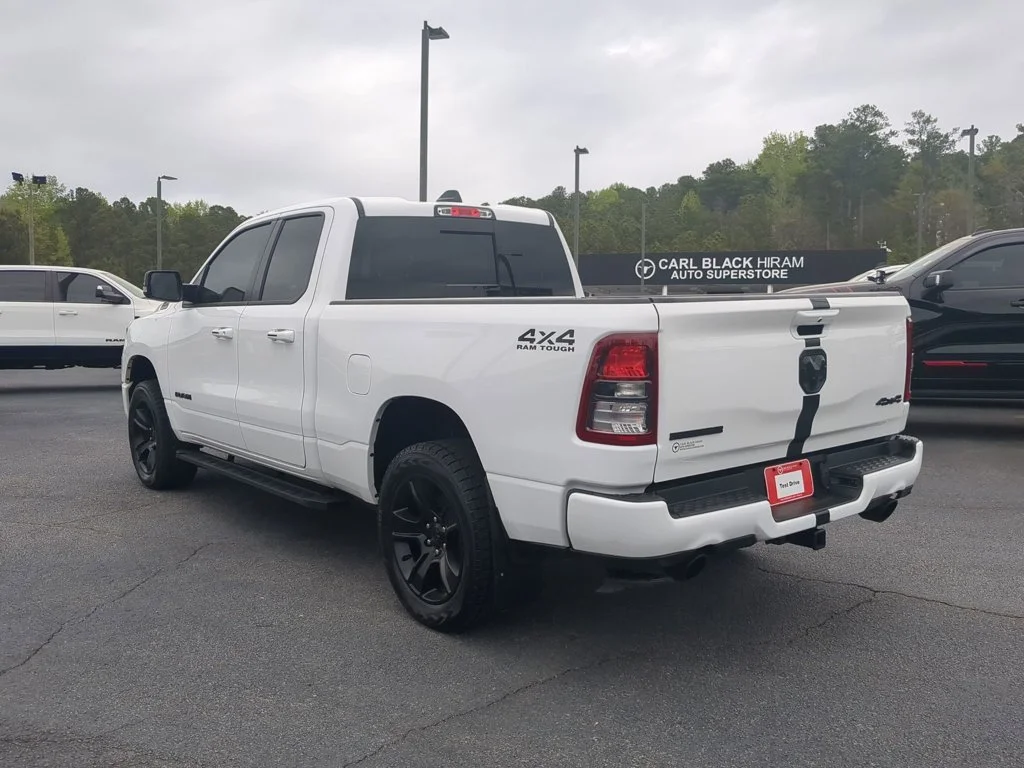 Used 2022 Bright White Clearcoat Ram Big Horn image 7