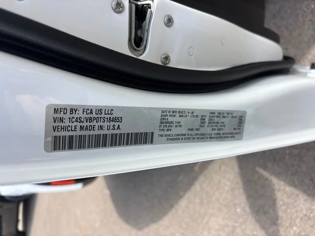 New 2026 White Jeep Limited Reserve image 39