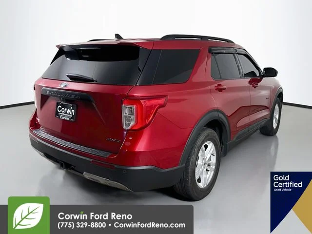 Certified Used 2022 Red Metallic Ford XLT image 10