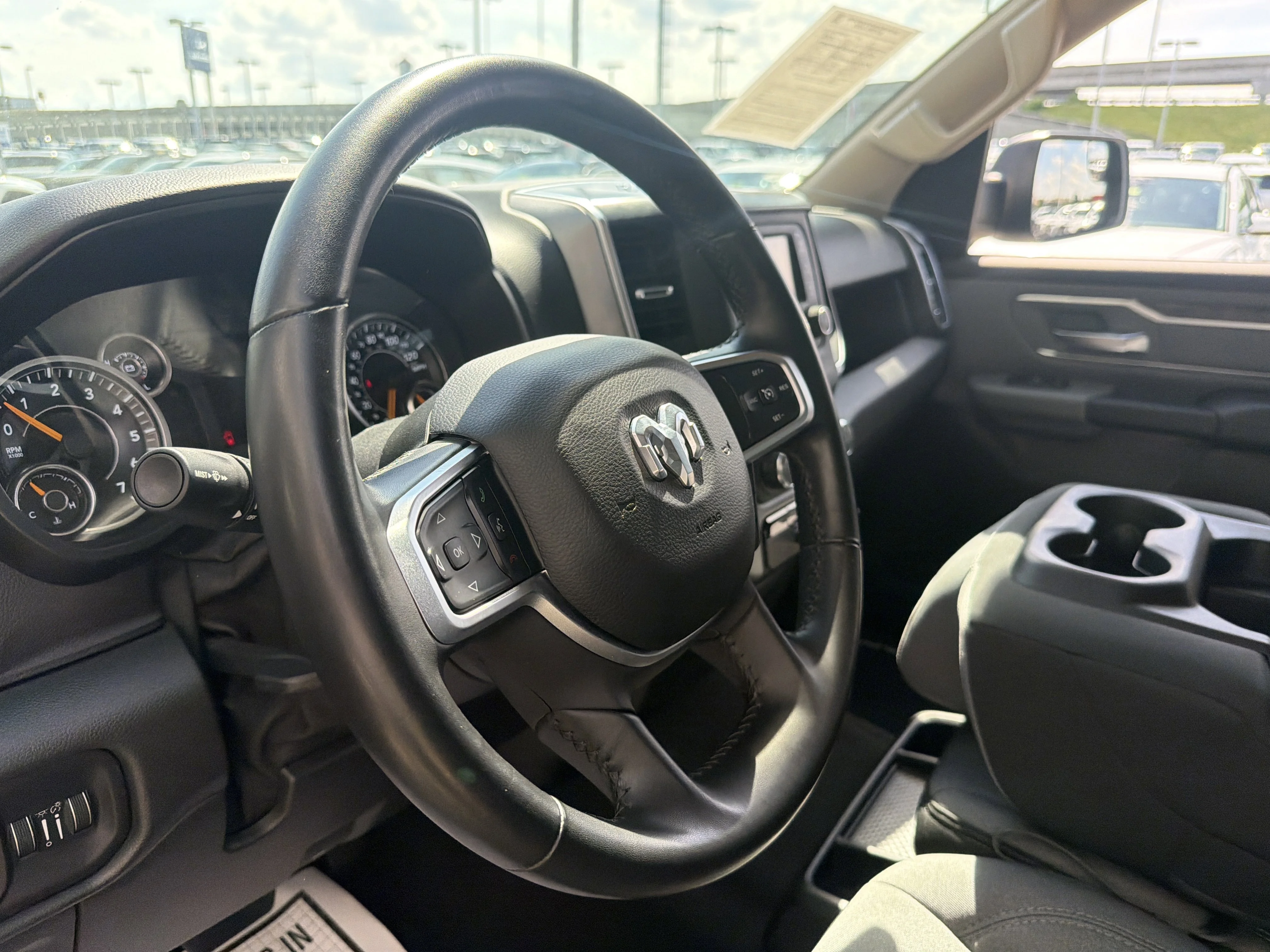 Used 2019 Granite Crystal Metallic Clearcoat Ram Big Horn/Lone Star image 32