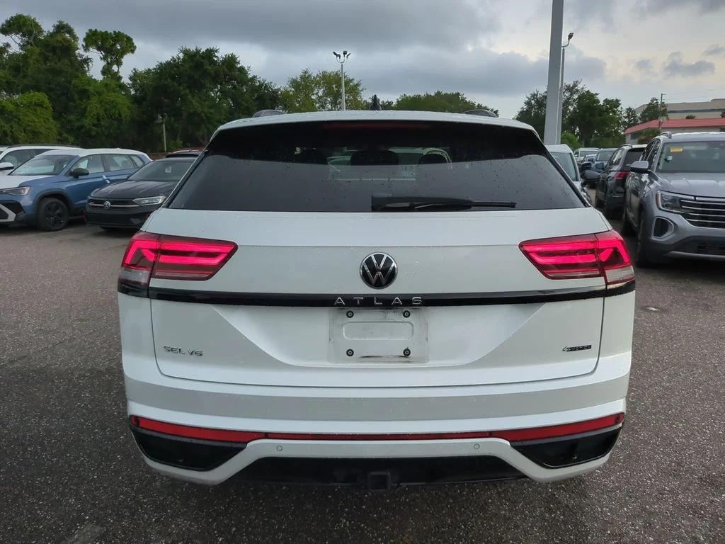 Certified Used 2023 White Volkswagen 3.6L V6 SEL R-Line image 4