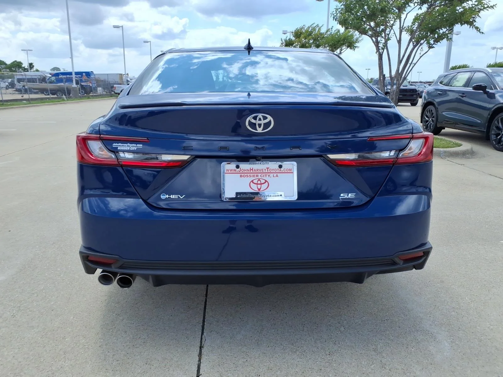Certified Used 2025 Reservoir Blue Toyota SE image 3