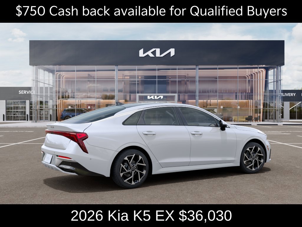 New 2026 Snow White Pearl Kia EX image 8