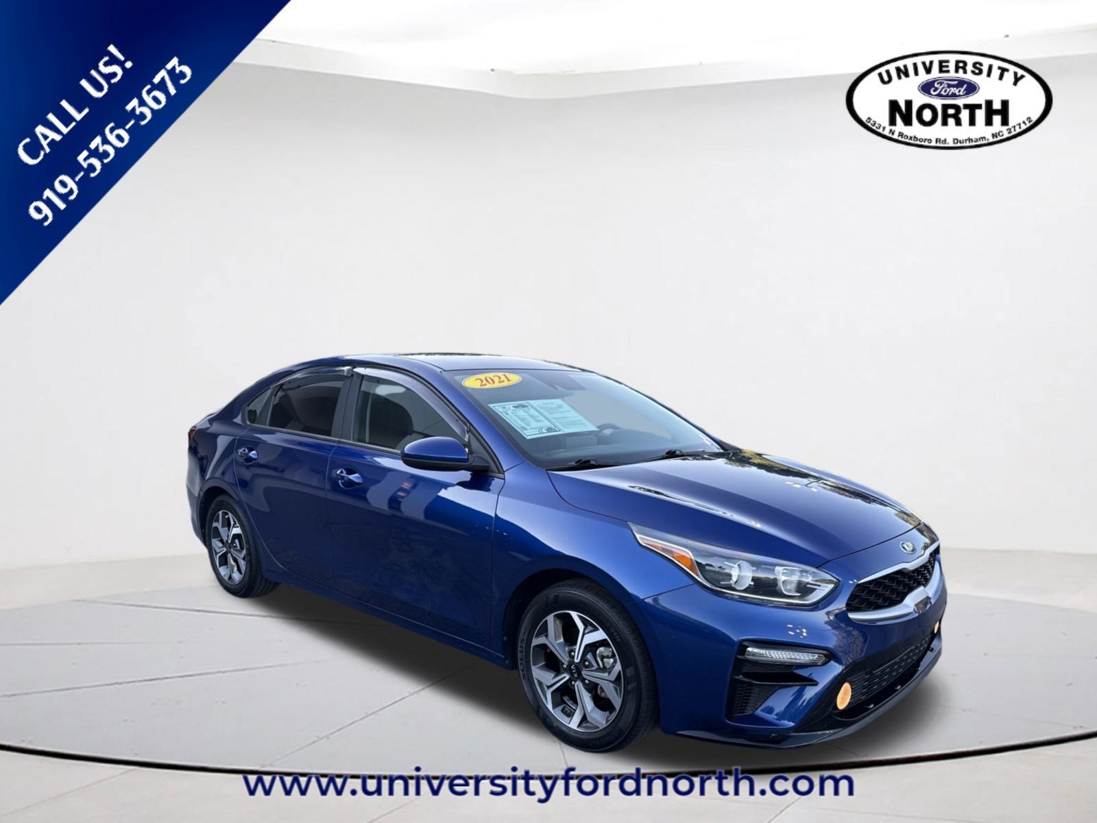 Used 2021 Deep Sea Blue Kia LXS image 1