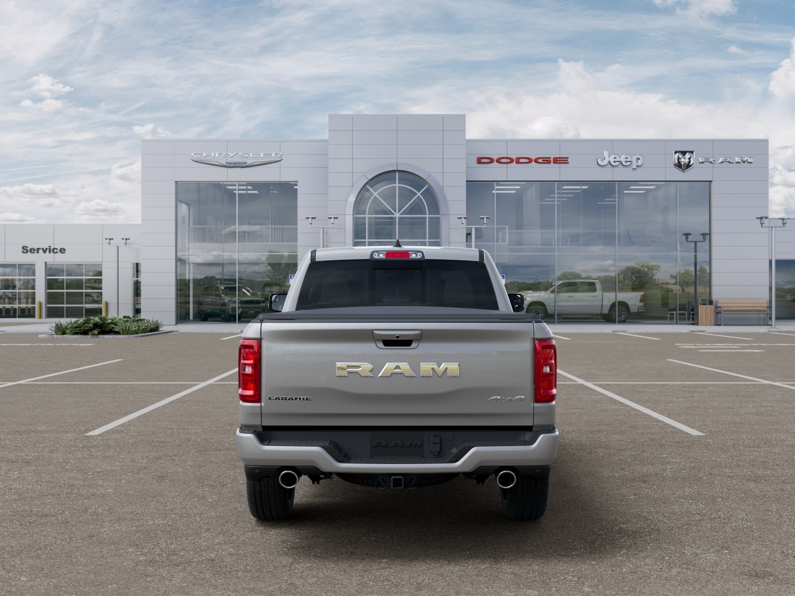 New 2026 Silver Zynith Exterior Paint RAM Laramie image 33