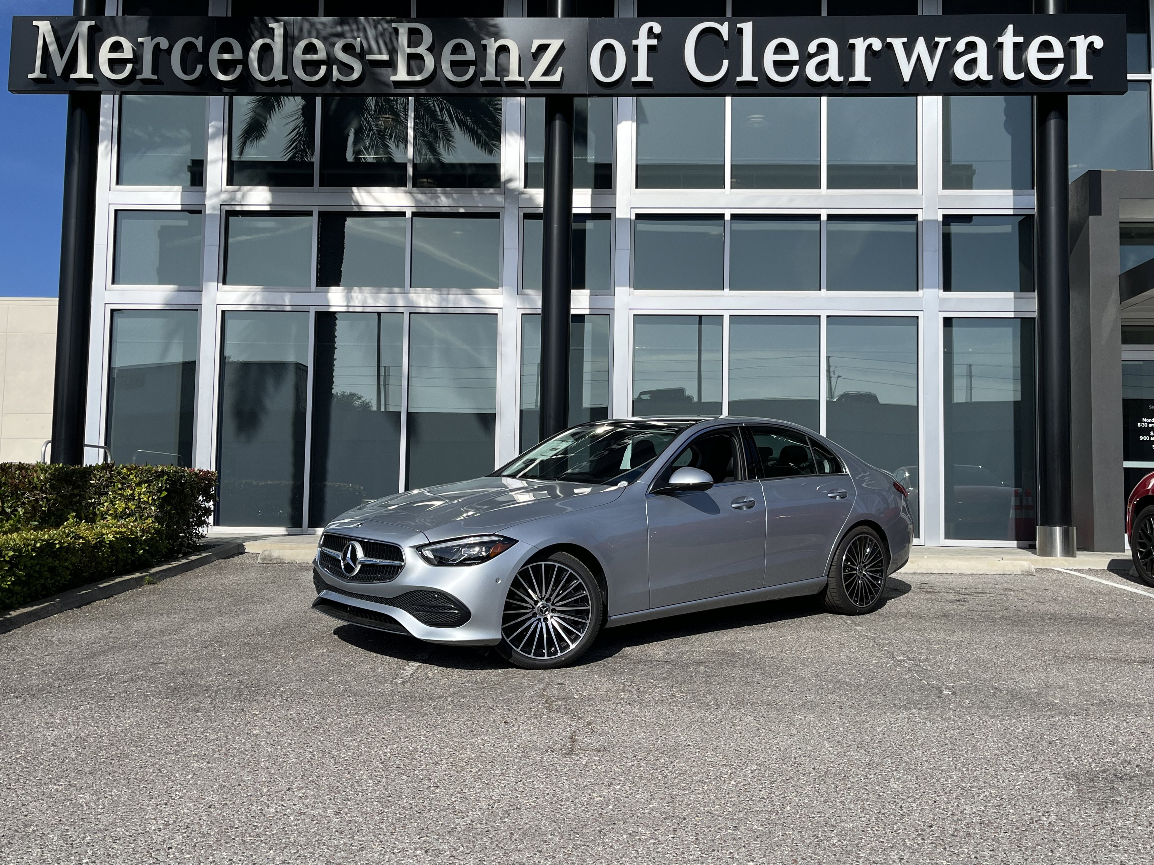 New 2026 Cirrus Silver Metallic Mercedes-Benz C 300 image 1