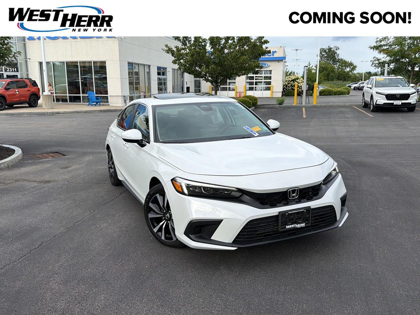 Used 2024 Platinum White Pearl Honda EX-L image 1