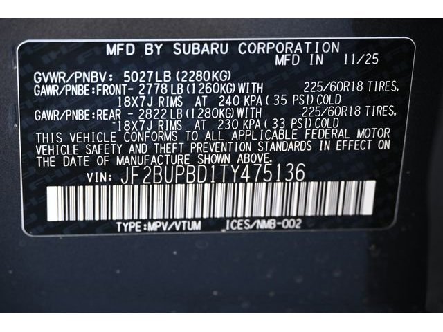New 2026 Gray Subaru Premium image 54