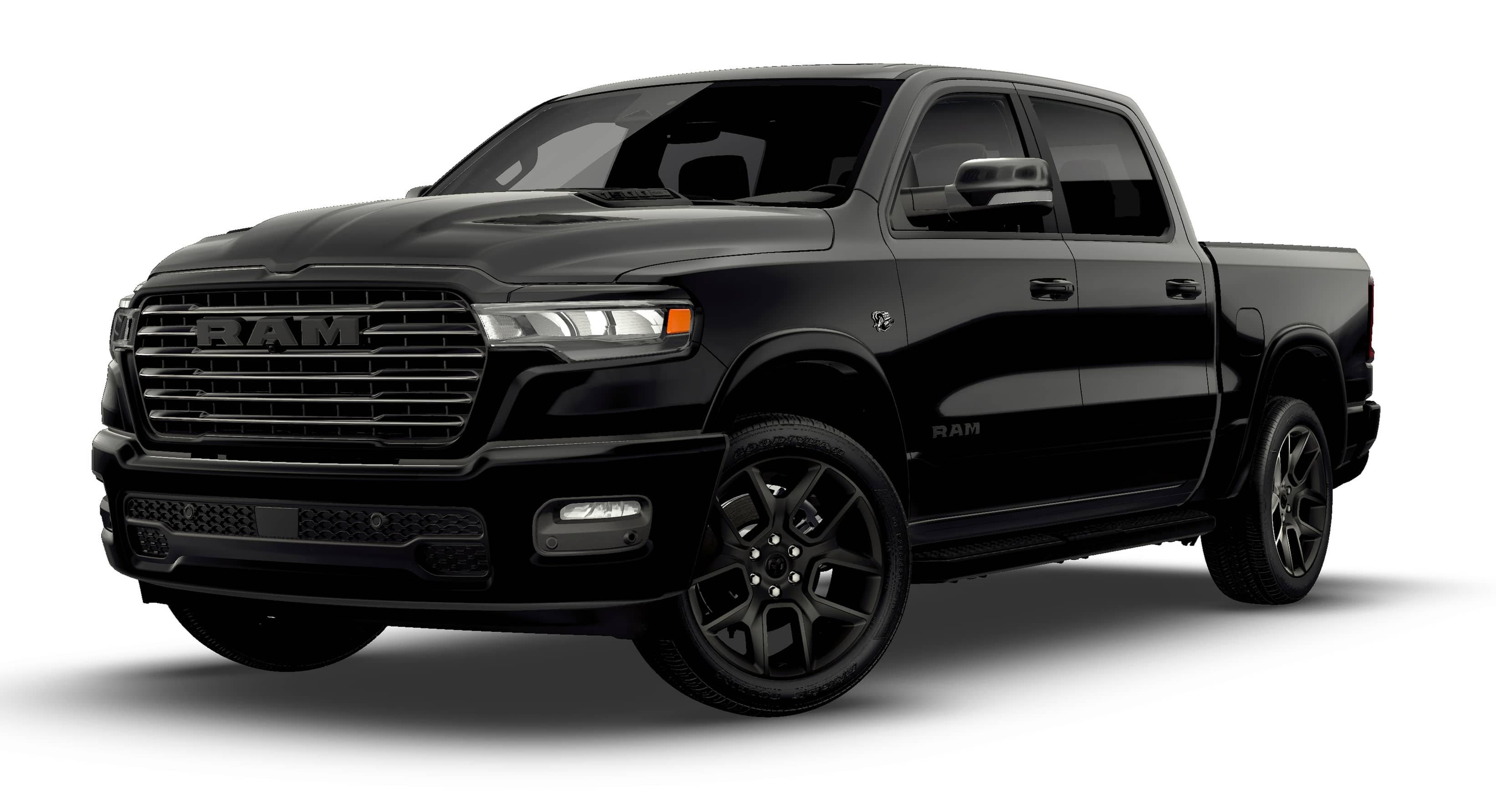New 2026 Diamond Black Crystal Pearl-Coat Exterior Paint RAM LARAMIE image 13