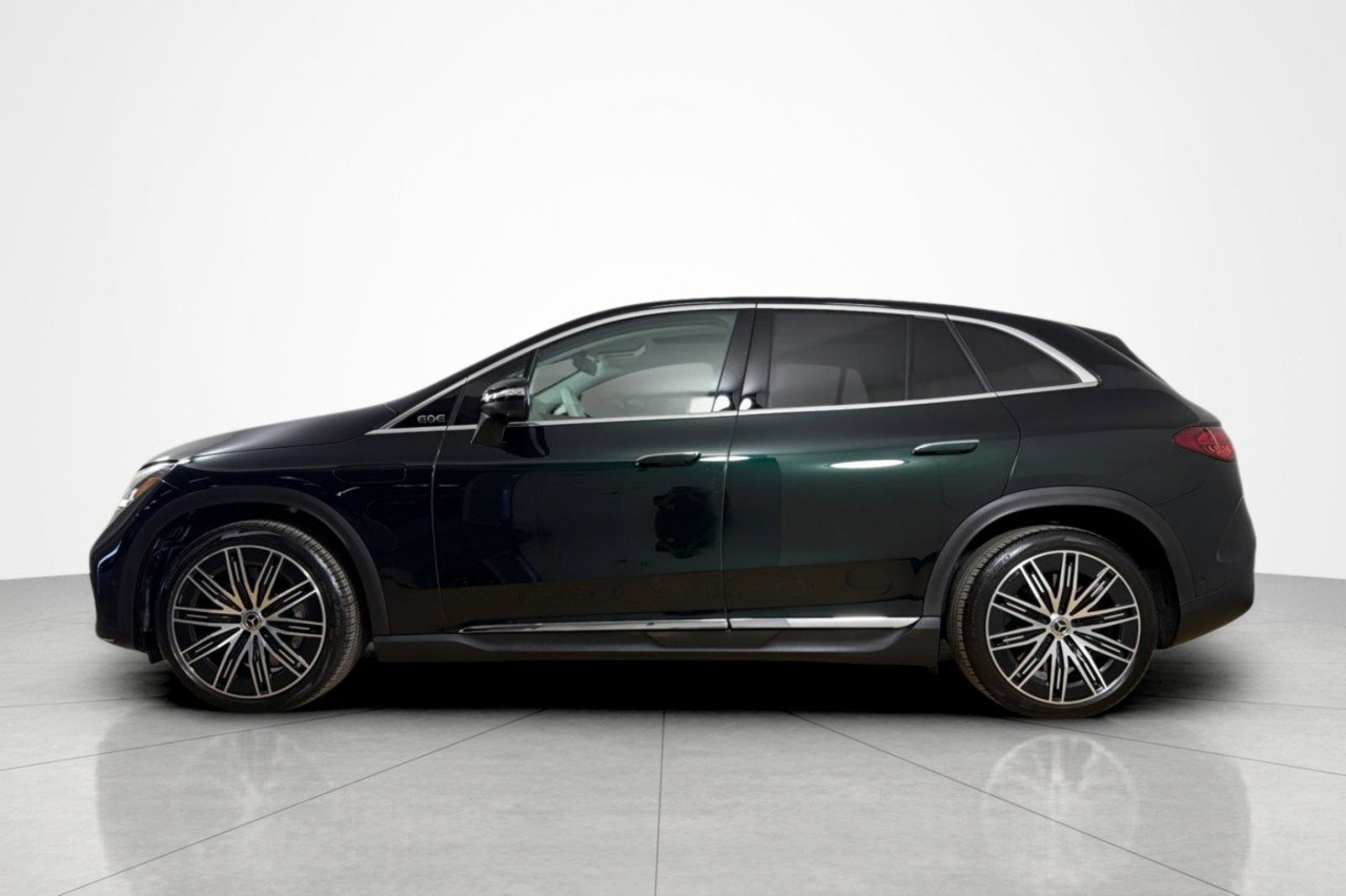 Certified Used 2023 Emerald Green Metallic Mercedes-Benz EQE 350 image 2