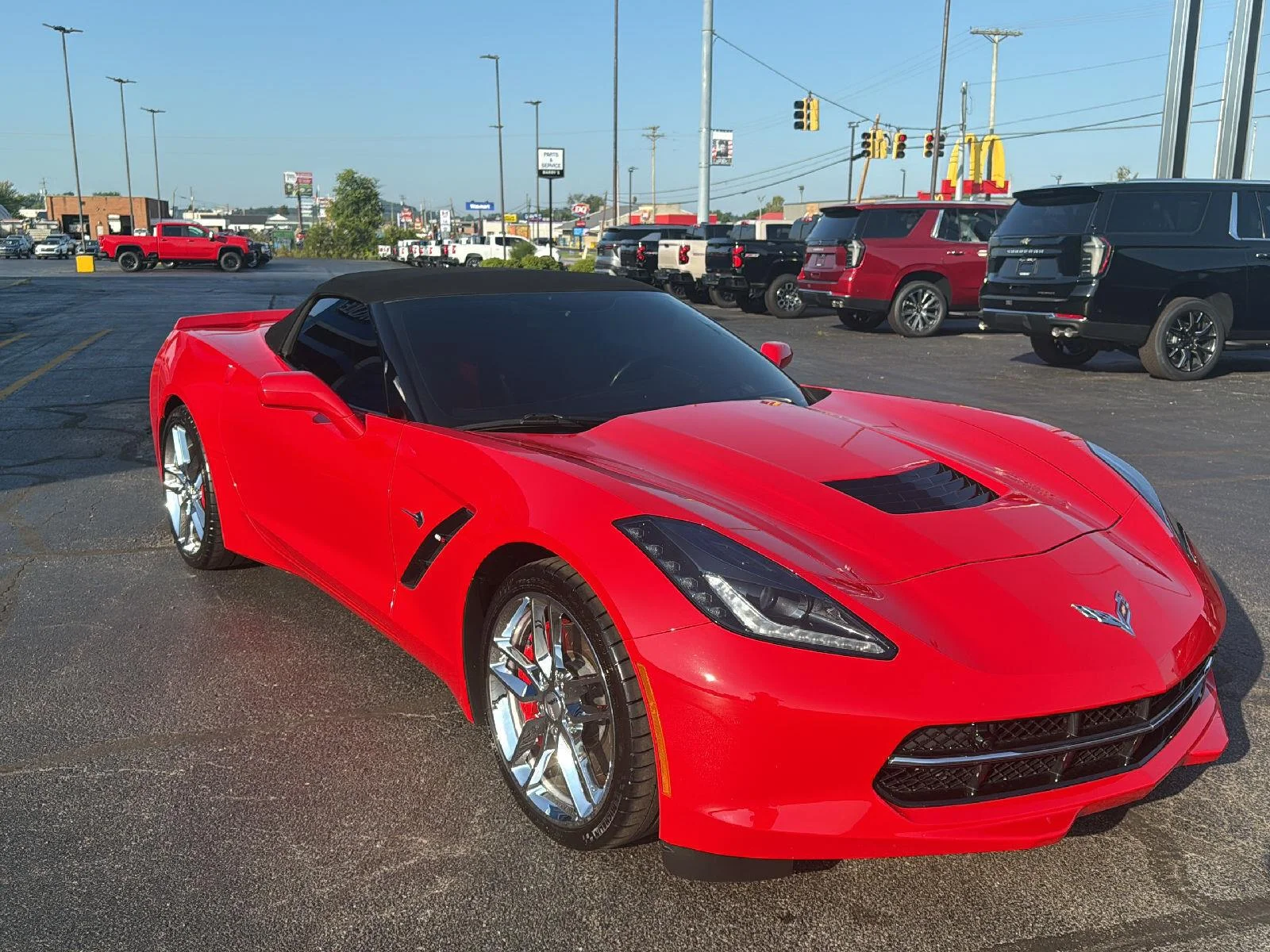 Used 2017 TORCH RED Chevrolet Z51 3LT image 7