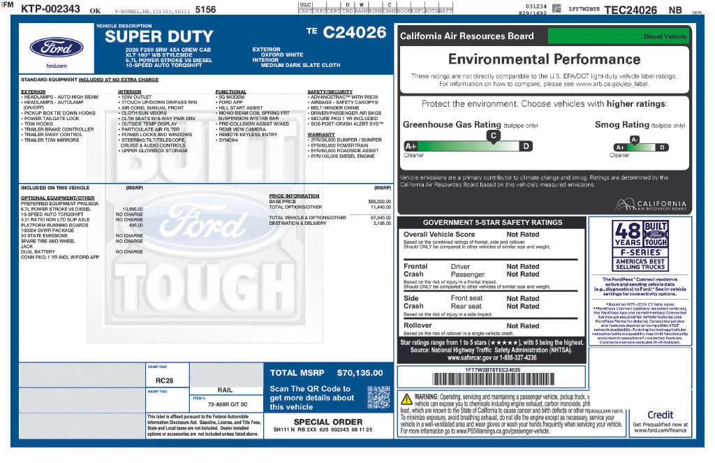 Used 2026 White Ford XL image 22