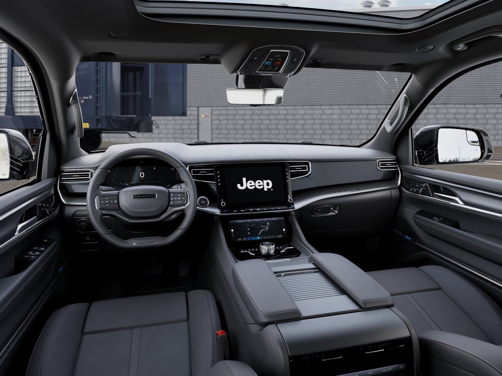 New 2026 Bright White Clear-Coat Exterior Paint Jeep Grand Wagoneer image 8