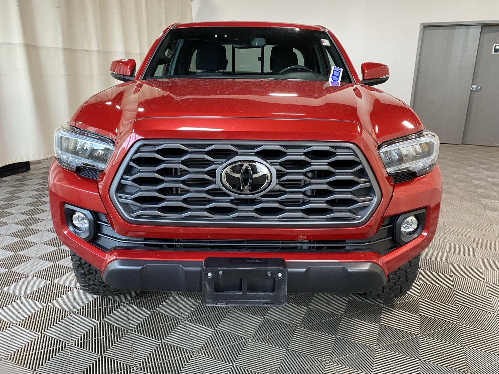 Used 2021 Barcelona Red Metallic Toyota TRD Off-Road image 2