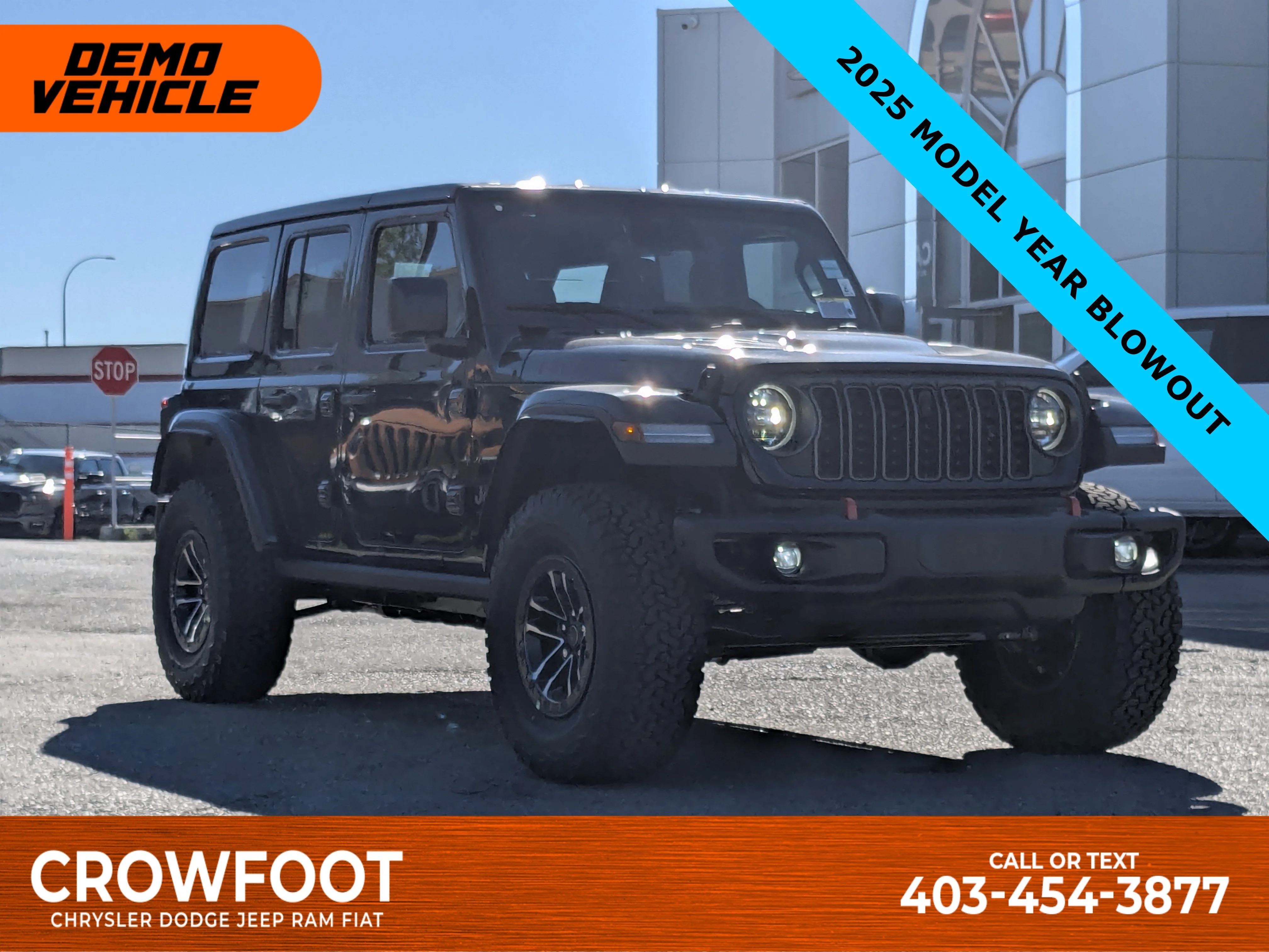 New 2025 Black Jeep Rubicon X - - 35 INCH A/T TIRES - Trailer Tow Group - Offroad Cam - Nappa leather seats & Tons More! image 1