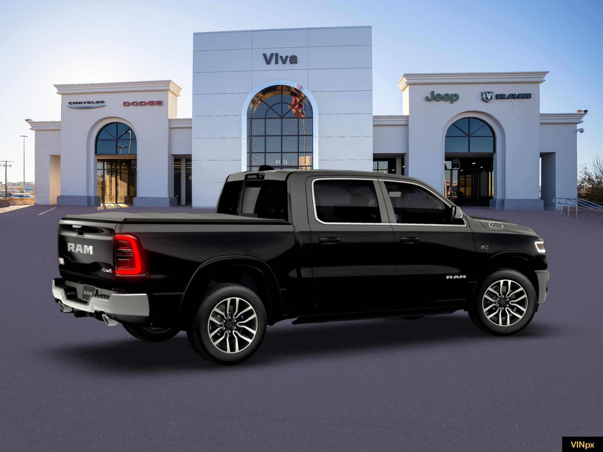 New 2026 Diamond Black Crystal Pearl-Coat Exterior Paint RAM Limited image 7