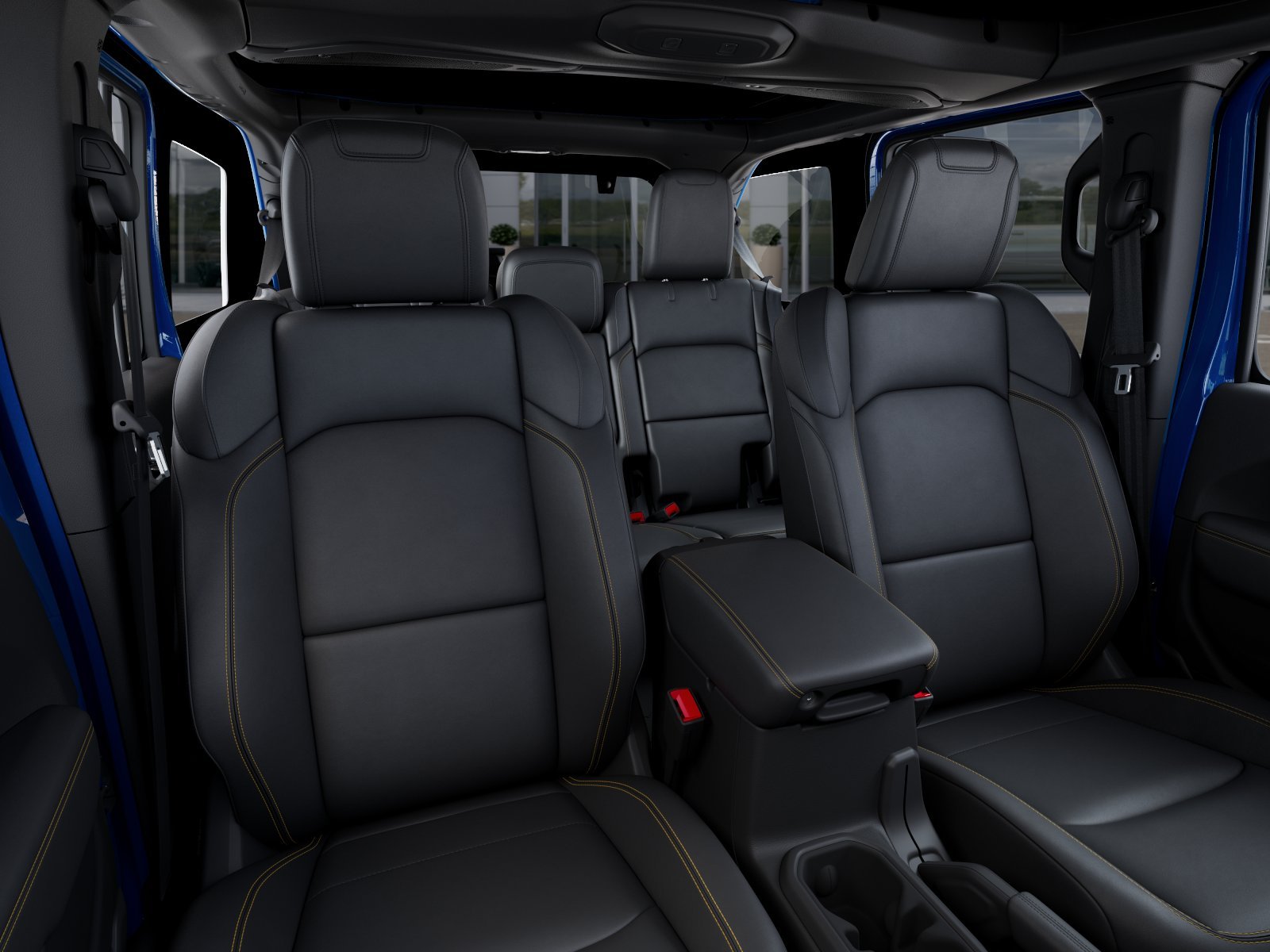 New 2026 Hydro Blue Pearl-Coat Exterior Paint Jeep Sahara image 47
