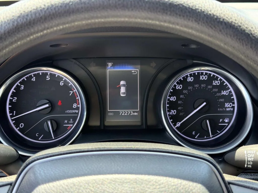 Used 2020 Midnight Black Metallic Toyota LE image 21