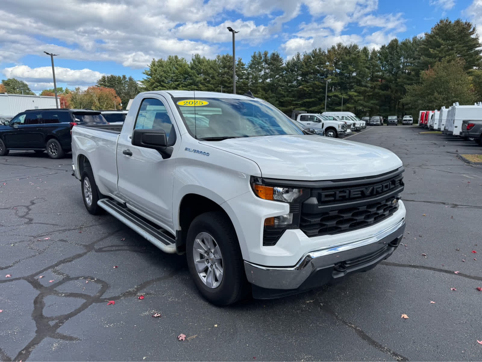 Certified Used 2025 Summit White Chevrolet Work Truck image 8