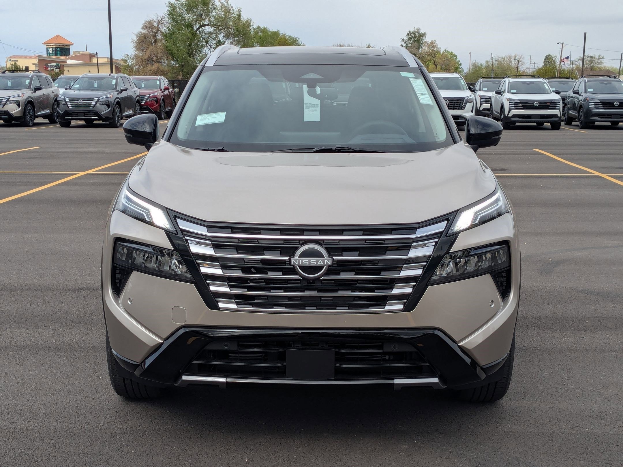 New 2026 Champagne Silver Metallic/Super Black Nissan Platinum image 9