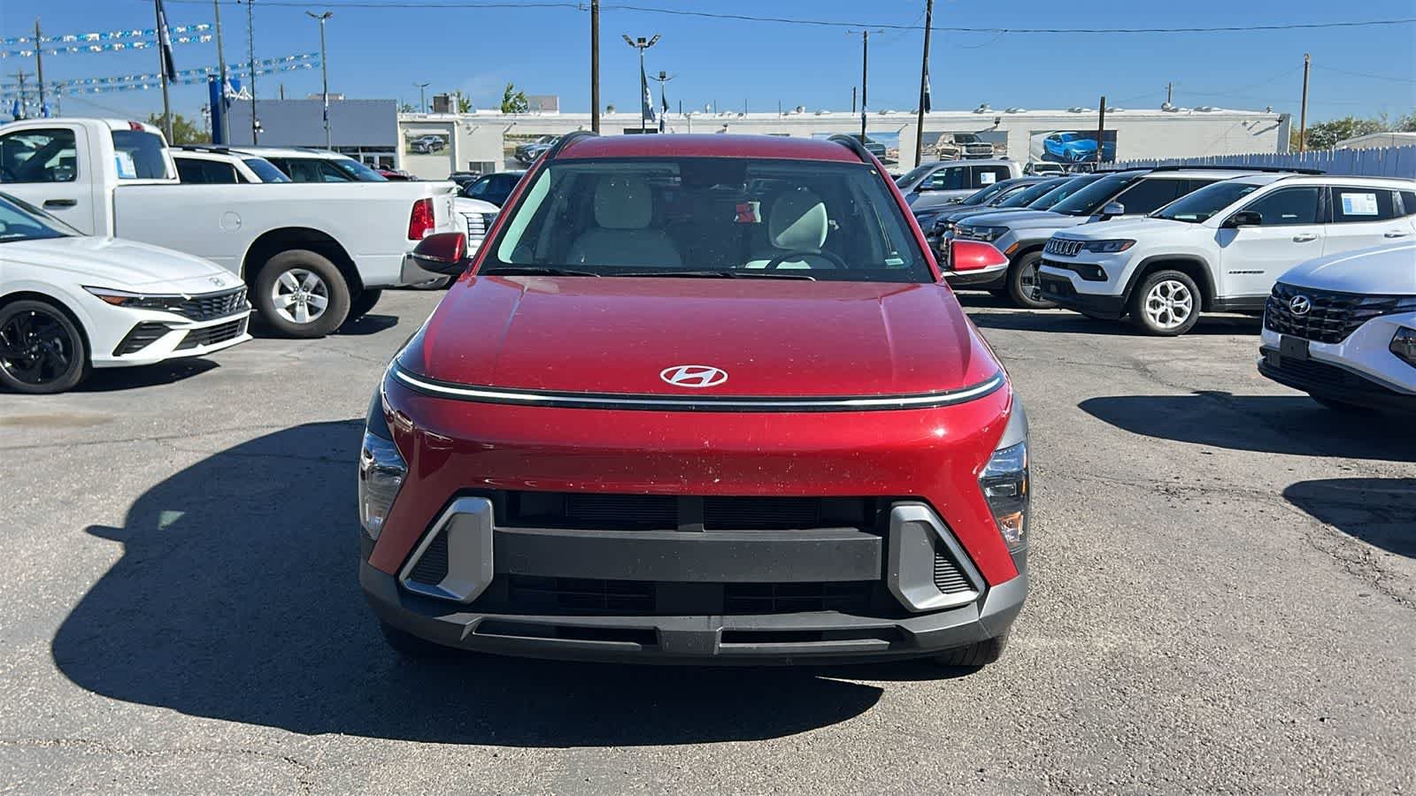Certified Used 2025 Ultimate Red Metallic Hyundai SEL image 2