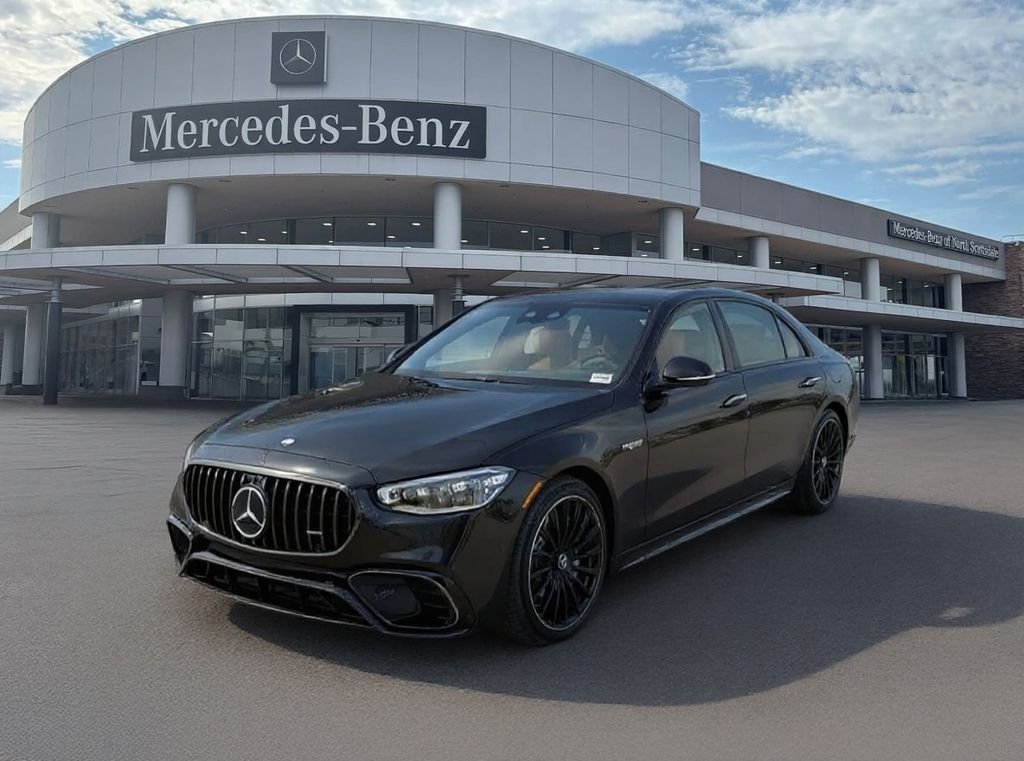 New 2026 Obsidian Black Metallic Mercedes-Benz S 63 E AMG® image 1