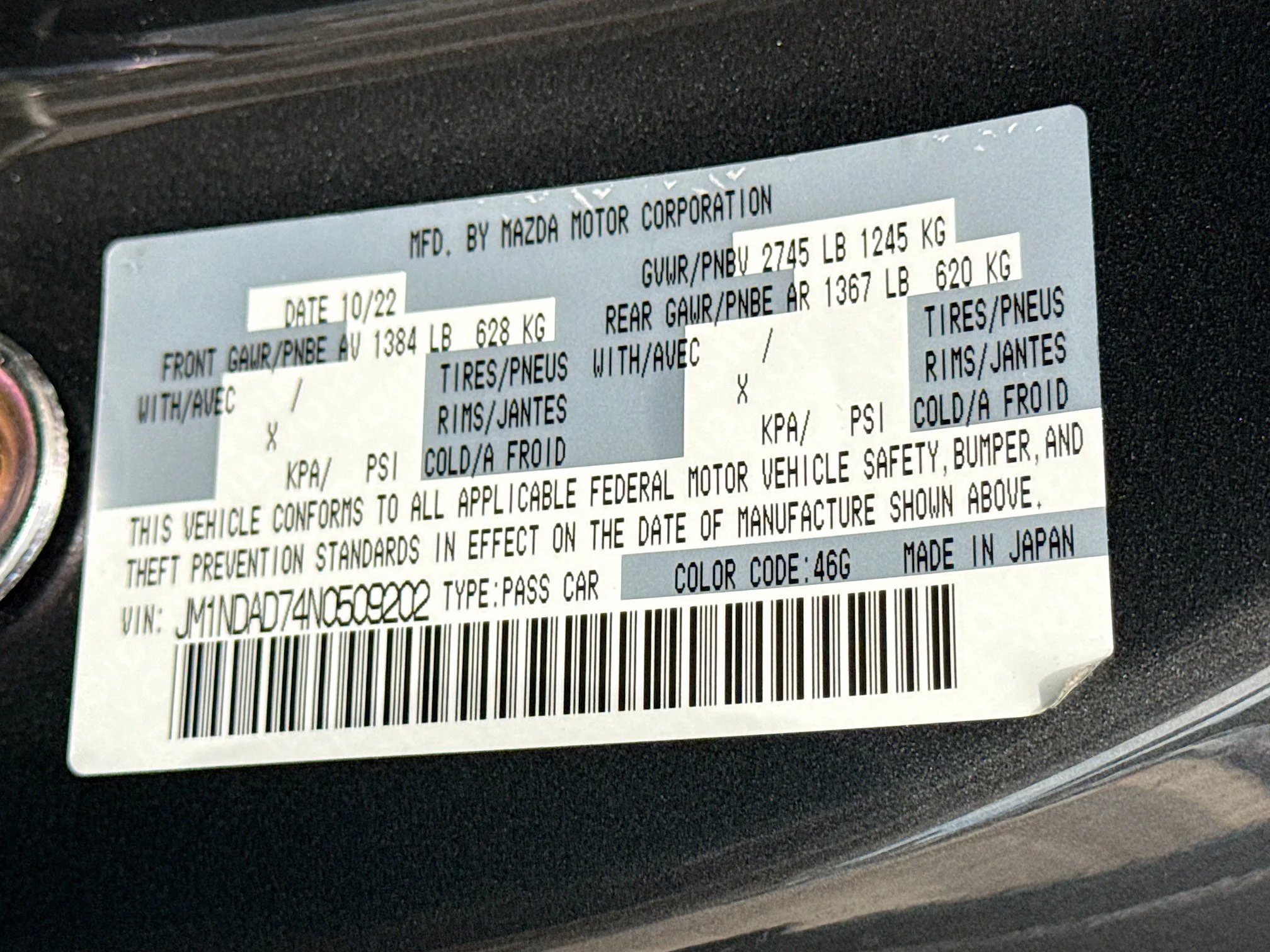 Used 2022 Machine Gray Metallic Mazda Grand Touring image 39