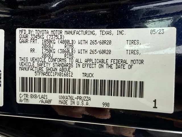Used 2023 Blueprint Toyota Platinum image 14