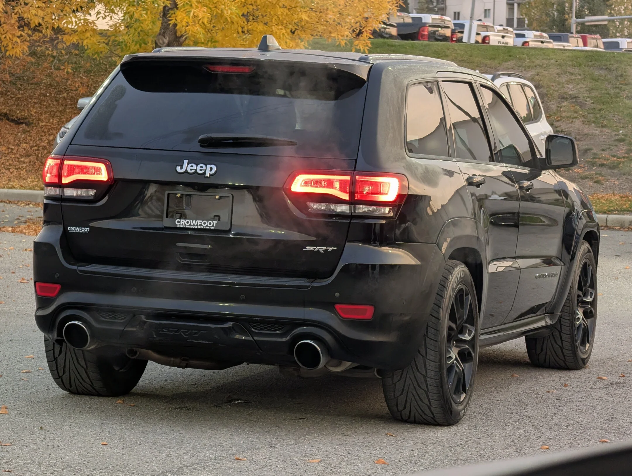 Used 2017 Black Jeep SRT - Dual Pane Sunroof - SRT Audio - Trailer - 4WD 4dr SRT image 8