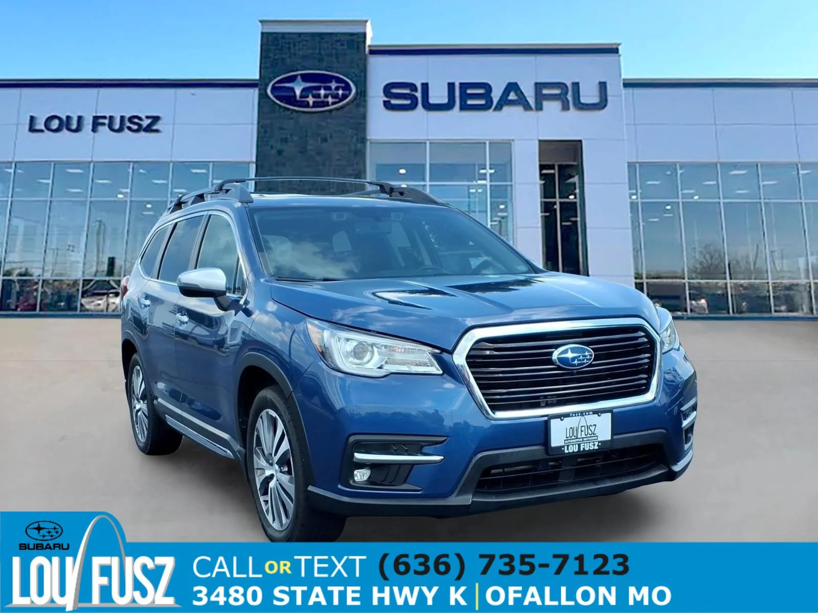 Used 2021 Abyss Blue Pearl Subaru Touring image 1