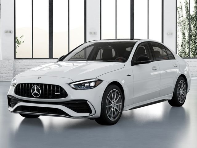 New 2026 Polar White Mercedes-Benz AMG® C 43 4MATIC® Sedan image 1