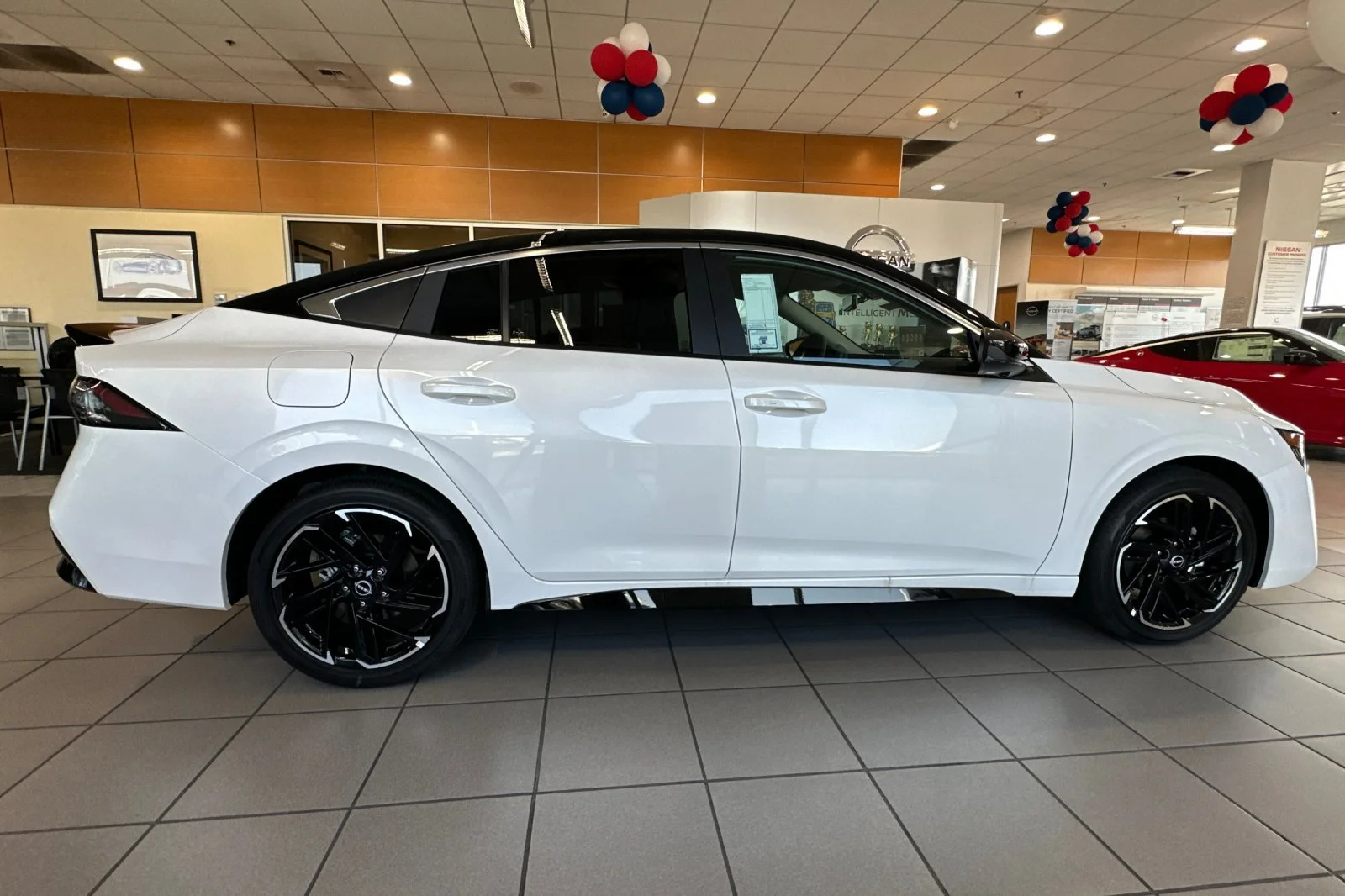 New 2026 Aspen White TriCoat / Super Black Two-tone Nissan SR image 3