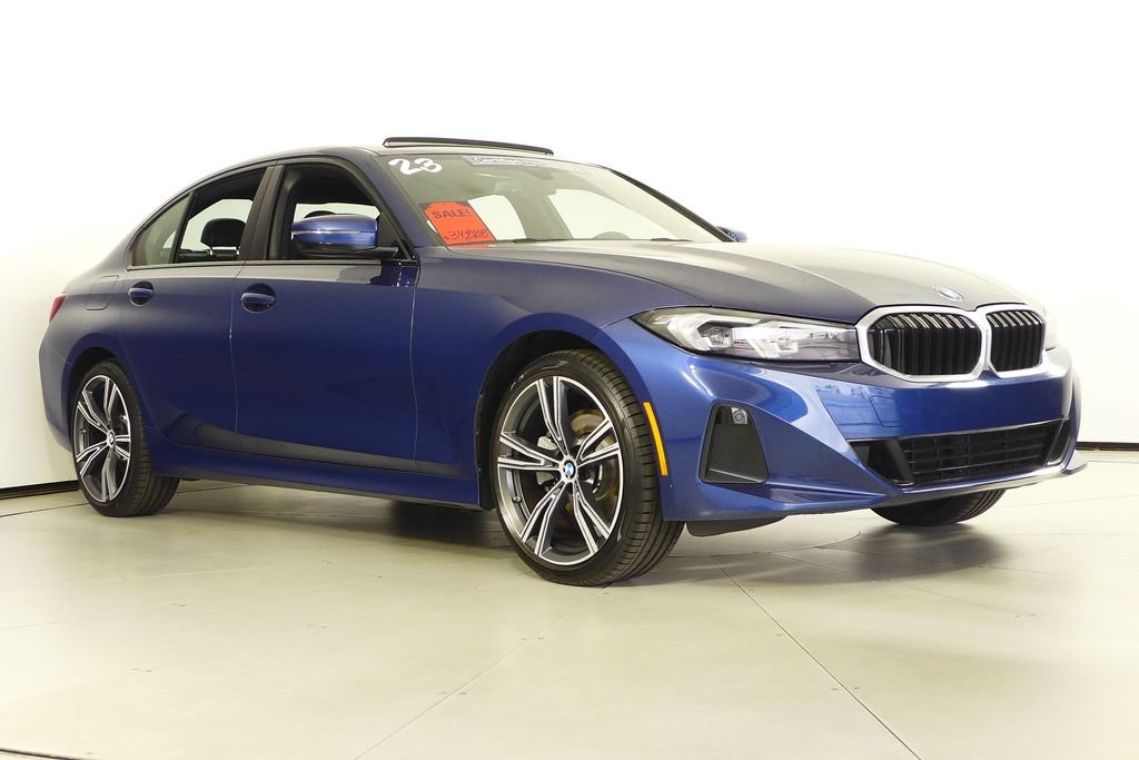 Certified Used 2023 Blue Metallic BMW 330i xDrive image 4