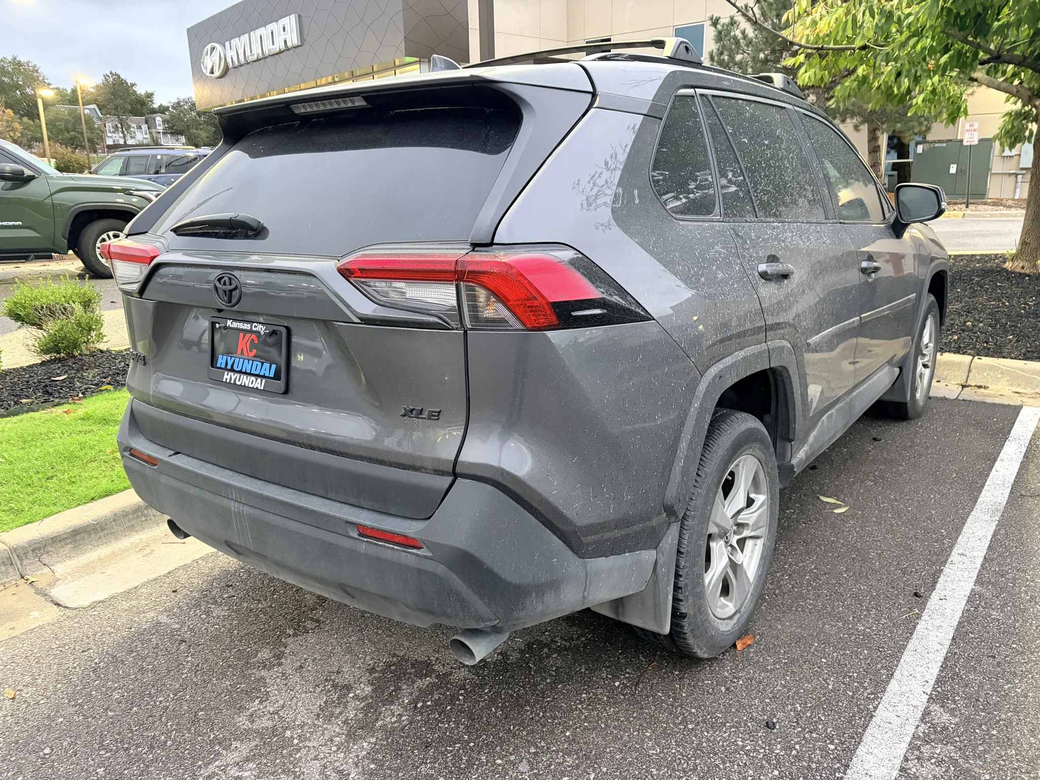 Used 2025 Magnetic Gray Metallic Toyota XLE image 2