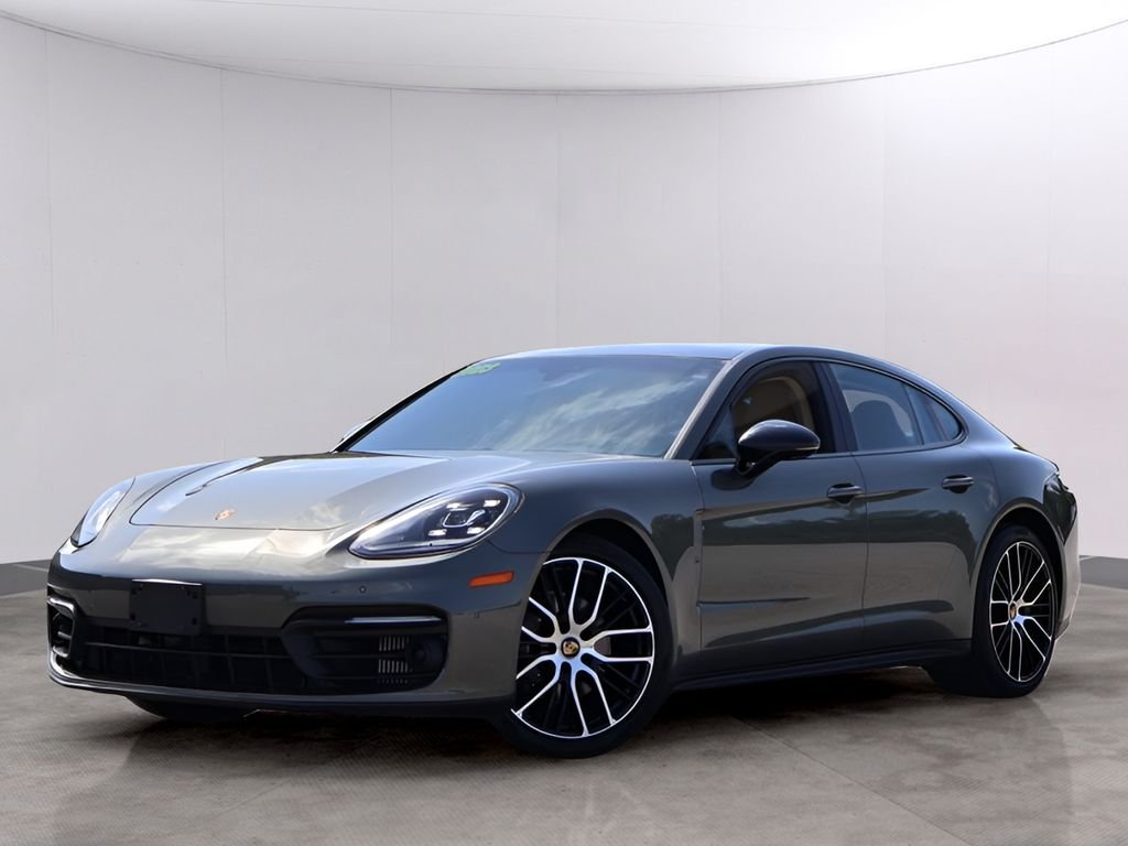 Used 2023 Aventurine Green Metallic Porsche 4 Platinum Edition image 1