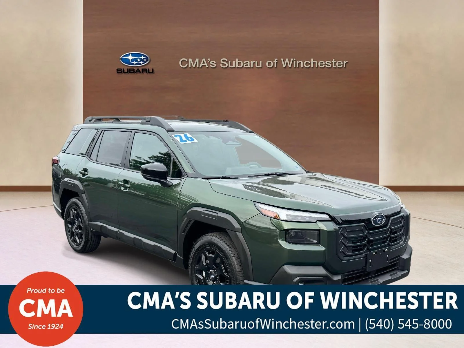 Used 2026 Deep Emerald Green Pearl Subaru Limited image 1